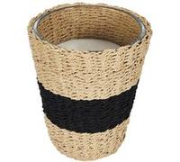 Bougie parfumée dans un panier Tressé (H23cm) senteur bois gingembre - Altobuy G