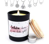 Bougie parfumée dans un verre "Heureux de t'avoir", bougie-bijou, cadeau d'anniversaire, K001