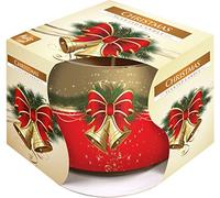 Bougie parfumée dans un verre (Noël)