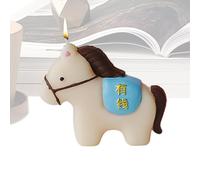 Bougie parfumée d'aromathérapie - Figurine de cheval comme bijou pour l'année du cheval - Bougie parfumée pour le Nouvel An chinois - Pour salon, chambre à coucher, bureau, cadeau pour femmes et