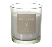 Bougie parfumée de luxe avec couvercle en verre - Bougie parfumée blanche dans un récipient en verre avec soucoupe en bois - Décoration d'ambiance et cadeau - Parfum bois naturel et forêt - Bougie
