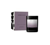 Bougie parfumée de luxe Candly&Co n° 8 Fleur de lotus blanc/ 100% soja/verre fumé/mèche en coton/ 250g/ fleur de lotus, raisin, groseille, musc, feuilles vertes/fabriquée à la main dans l'UE
