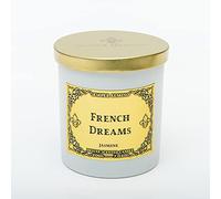 Bougie parfumée de luxe Semper Lumino™ • Cire végétale et huile essentielle naturelle • Aromathérapie (Jasmin, 200g)