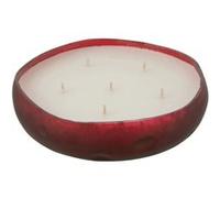 Bougie Parfumée Déco "Livia" 19cm Oud Amber Rouge G