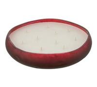 Bougie Parfumée Déco "Livia" 29cm Oud Amber Rouge Rouge G