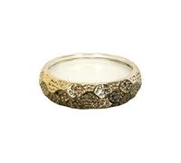 Bougie Parfumée en Céramique Dorée 7 Mèches Senteur Ambre Ø20cm - PONS -