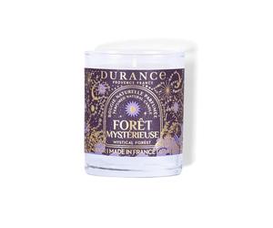 Bougie parfumée en cire naturelle Durance, 180 g, parfum Forêt mystique, contenant en verre, 7,5 cm