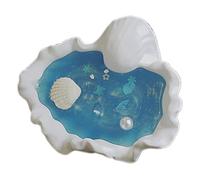 Bougie parfumée en coquillage, aromathérapie, soulagement du stress, décoration de chambre esthétique de plage, décoration relaxante, 9,8 x 9,7 x 4,6 cm