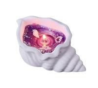 Bougie parfumée en forme de coquillage faite à la main en cire de soja | Longue durée de combustion - Bougies d'aromathérapie au bois de santal pour la maison, les fêtes, la décoration de la salle de