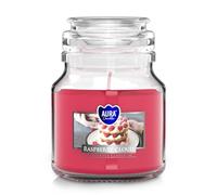 Bougie parfumée en pot avec couvercle Nuage framboise Poids 120 g Durée de combustion 28h