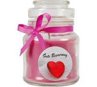 Bougie parfumée en pot de bonbon Design : Rétablissement, Lavande ( Lila ) - 120g