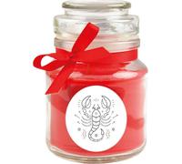 Bougie parfumée en pot - Signe astrologique ( rose ) 120gr - 30 heures - Scorpion