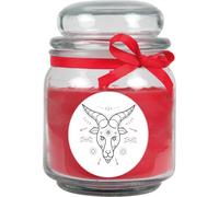 Bougie parfumée en pot - Signe astrologique ( rose ) 300gr - 70 heures - Capricorne