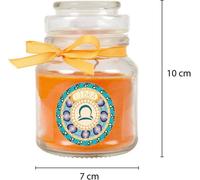 Bougie parfumée en pot - Signe du zodiaque ( melon ) 120gr - 30 heures - Balance
