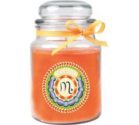 Bougie parfumée en pot - Signe du zodiaque ( melon ) 500gr - 110 heures - Scorpion