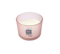 Homéa Bougie verrine Essentiel 3 mèches D11 x 8 cm Parfum Cerisier en Fleurs