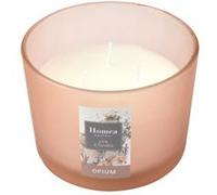 Bougie parfumée en verre avec 3 mèches Essentiel - Opium - D11 x 8 cm G