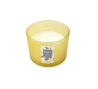 Bougie parfumée en verre avec 3 mèches "Essentiel" - Vanille - D11 x 8 cm