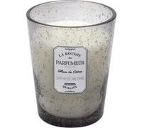 AltoBuy Bougie Parfumée en Verre Bullé Gris Clair Senteur Fleur de Coton H16cm