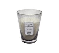 Bougie Parfumée en Verre Bullé Gris Clair Senteur Fleur de Coton H23cm - RAINY - ALTOBUY Gris G
