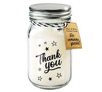 Bougie parfumée en verre - Merci