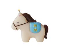 Bougie Parfumée - Figurine d'Animal de l'Année du Cheval | Bougie du Nouvel An aux Arômes Animaliers | pour Chambre, Salon, Bureau, Femmes, Filles, Petite Amie, Mère