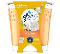 Bougie parfumée Glade anti-tabac, infusée aux huiles essentielles, 1 bougie