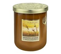 Bougie parfumée grande jarre 320g-75h senteur Lever de Soleil - Heart & Home