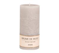 Bougie parfumée grise H15, 490g 7x15x7cm Gris