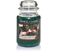 Bougie Parfumée Guirlande De Noël ; Format Jarre ; Bougie Longue Durée Jusqu¿À 150 Heures De Combustion ; Cadeau Parfait Pour Femme