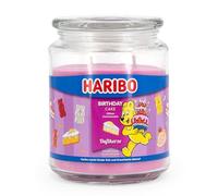 Bougie parfumée Haribo™, 2 mèches, H x D : 13 x 10 cm, 100h de combustion, bougie en verre, idée cadeau