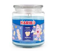 Bougie parfumée Haribo™, 2 mèches, H x D : 13 x 10 cm, 100h de combustion, bougie en verre, idée cadeau