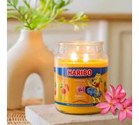 Bougie parfumée - HARIBO - Tropical Fun - 510g - Parfum fruité - 2 mèches - Intérieur