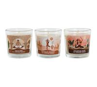 Bougie parfumée - HOME ESPRIT - Lot de 3 - Multicolore - 60 g - Design contemporain