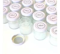 Bougie Parfumée Kit, 24 PCS lot de bougies Naturel Cire de Soja | Bougies Parfumée - cadeau invité mariage, bapteme, communion, anniversaire - cadeau femme, Noël | TE Whaka (Couvercle blanc)