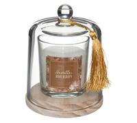 Bougie parfumée Loli 130g avec cloche verre vanille - Atmosphera createur d'interieur