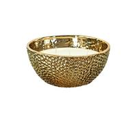 Bougie Parfumée Métal Doré Martelé 5 Mèches Senteur Ambre Ø21cm - MOPA - ALTOBUY Jaune G