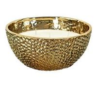 Bougie Parfumée Métal Doré Martelé 5 Mèches Senteur Ambre Ø21cm - MOPA - ALTOBUY Jaune G