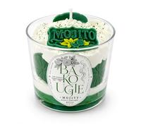 Bougie Parfumée Mojito Été - Cire Végétale Soja - Bougie Artisanale Française - Parfum Frais Citron Menthe - Bougie Maison Longue Durée - Idée Cadeau Femme