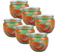 Bougie parfumée Motif Pack de 6 Fresh Melon