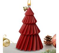 Bougie Parfumée Noël | Bougie Parfumée Cire en Forme de Sapin - Centre De Table Fait Main Décoration D'Intérieur Pour Anniversaire Bureau Salle D'Étude Salle À Manger Fête