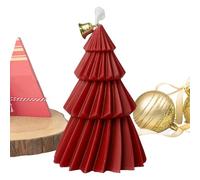 Bougie Parfumée Noël, Bougies D'Aromathérapie Décoratives En Forme De Sapin De Noël, Décor de Table d'Intérieur pour Maison Salle à Manger Bureau Événement Fête Fenêtre Femmes Propriétaires