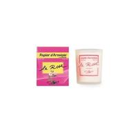 Bougie parfumée - Papier d'Arménie - La rose - Cire végétale - 40h de diffusion - 389 gr
