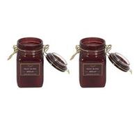 Bougie parfumée pot à clip apothicaire 9 x 6 x 11 cm (Lot de 2) G