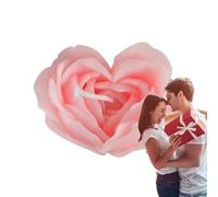 Bougie parfumée pour la Saint-Valentin, bougies d'aromathérapie à fleurs de roses,Bougie naturelle de la Saint-Valentin | Bougies d'aromathérapie, bougies esthétiques délicates pour la saint-valentin,