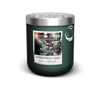 HEART & HOME - Bougie Parfumée à Base de Cire Naturelle de Soja pour la Maison - Petite jarre Sapin de Noël - Durée de combustion 30h - Cadeau, Décoration et Parfum pour la Maison - Pot en verre