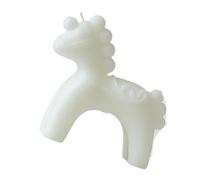 Bougie parfumée sculpture de cheval huiles parfumées, White | Cires naturelles et de paraffine pour des ambiances spatiales chaleureuses et accueillantes, ornement sur le thème