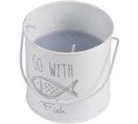 Bougie parfumée seau - Blue wave - D 7,5 cm x H 7,7 cm - Bleu clair Bleu G