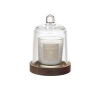 Bougie parfumée sous cloche (H15cm)senteur brume des bois - - ALTOBUY Transparent G