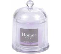 Bougie parfumée sous cloche Romantique - Lavande - D 8,4 x H 11 cm G